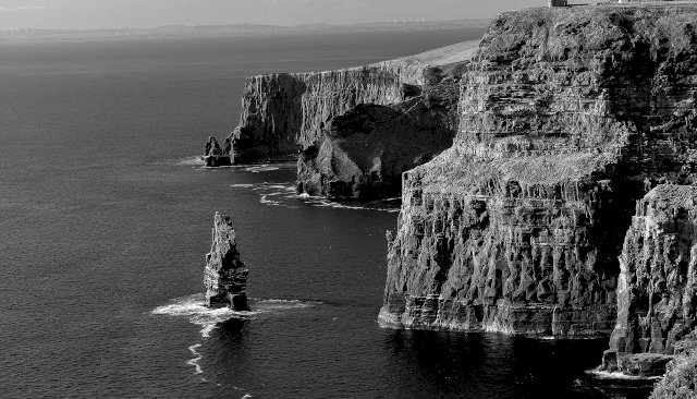 Cliff of Moher, Ireland - BW