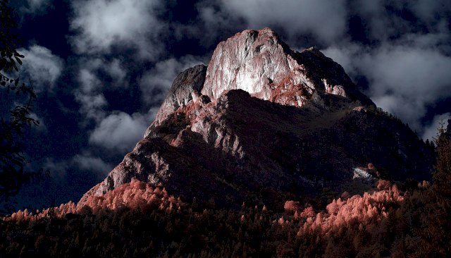 Monte Framont - Infrared - Dolomiti